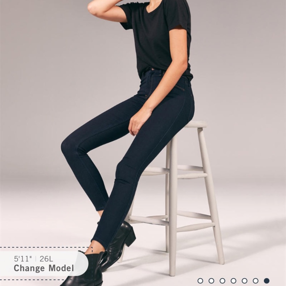 A&F High Rise Jean Leggings Sz 24